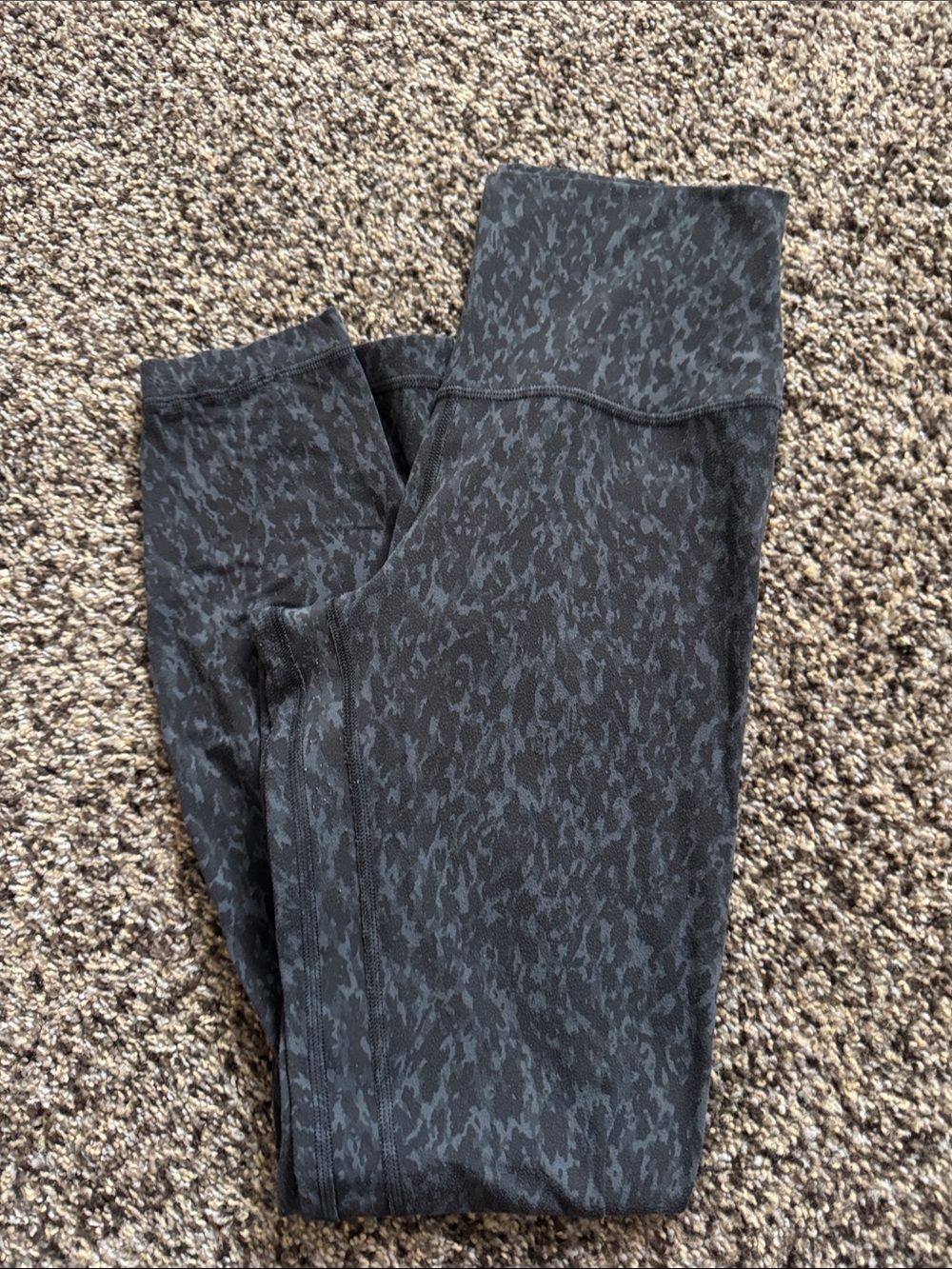 lululemon athletica Black/Charcoal Patterned Leggings